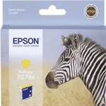 Epson T0744 inkt cartridge geel (origineel)